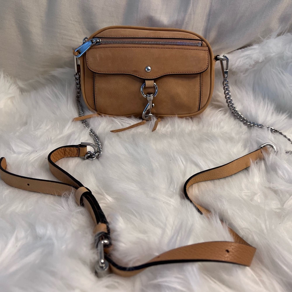 Rebecca Minkoff Crossbody in Tan Suede